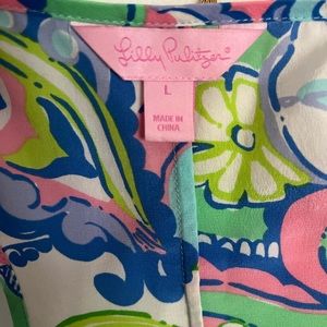Lilly Pulitzer silk top